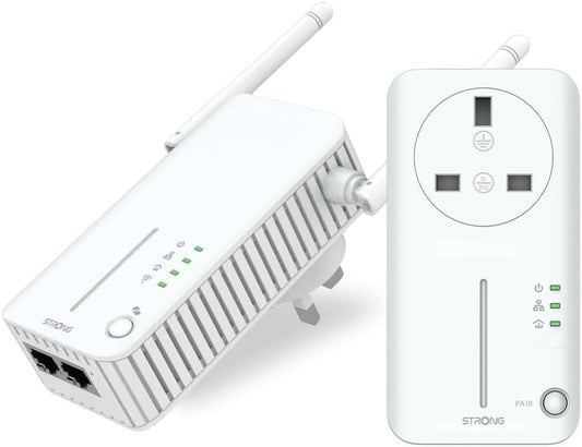 POWERLWF600DUOUK AV600 WI-FI Passthrough Powerline Adapter Kit