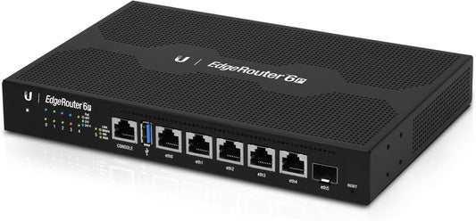 EdgeRouter ER-6P 5-Port Gigabit PoE Broadband Router