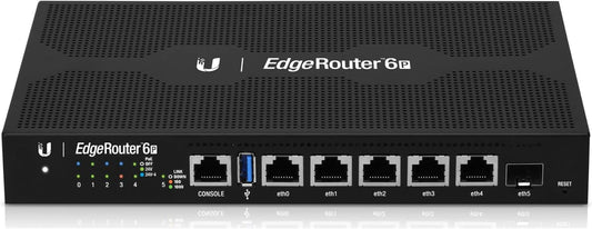 EdgeRouter ER-6P 5-Port Gigabit PoE Broadband Router