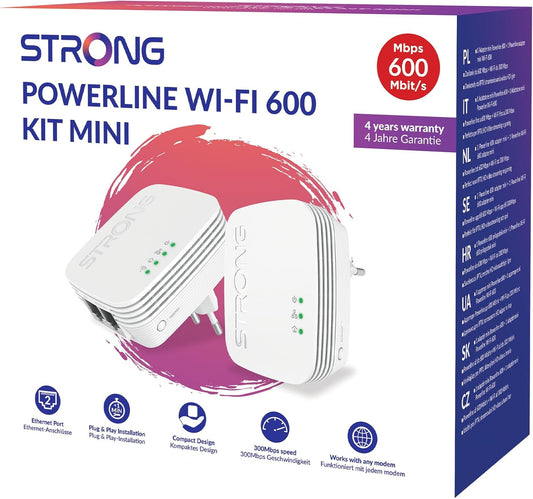 POWERLWF600DUOMINI Duo Mini Wi-Fi Powerline